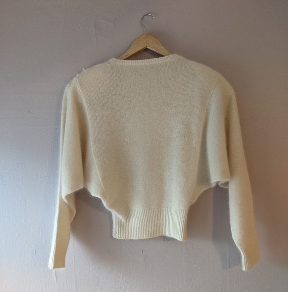 Vintage Neiman Marcus Silk Embroidered Sweater - Picture 2 of 9